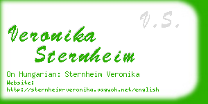 veronika sternheim business card